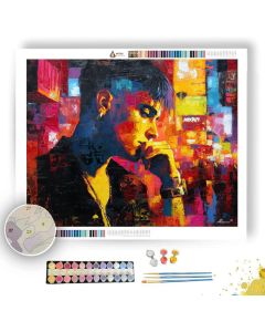 NEON SYMBOL - Paint by Numbers Full Kit