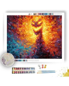 BURNING SYMBOL - Paint by Numbers Full Kit