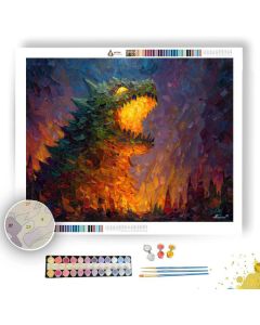 BURNING REVERIE - Paint by Numbers Full Kit