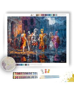 SILVER MASQUERADE - Paint by Numbers Full Kit