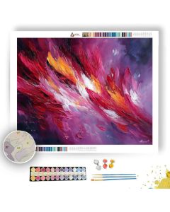CRIMSON ECHO - Paint by Numbers Full Kit