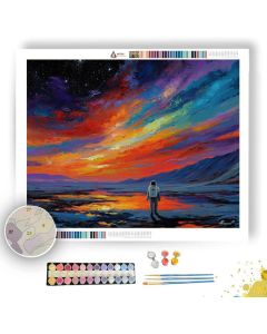 BURNING PULSE - Paint by Numbers Full Kit