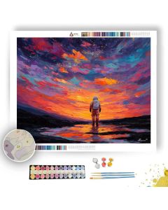 CRIMSON WHISPER - Paint by Numbers Full Kit