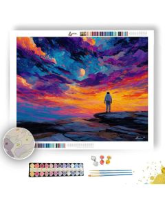 NEON ODYSSEY - Paint by Numbers Full Kit