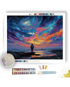 MIDNIGHT STORM - Paint by Numbers Full Kit