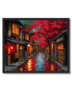 CRIMSON STORM - FRAMED
