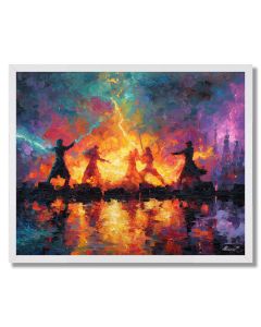 RISING CITY - FRAMED