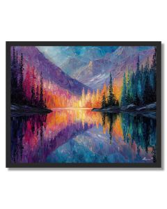CRYSTALLINE EMBRACE - FRAMED