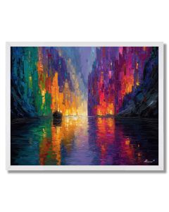 CRYSTALLINE HARBOR - FRAMED