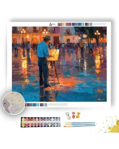 SEVILLE STREET PAINTER IN - Paint by Numbers Full Kit
