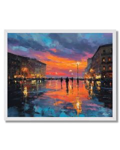 NAPLES STREET PAINTER IN - FRAMED