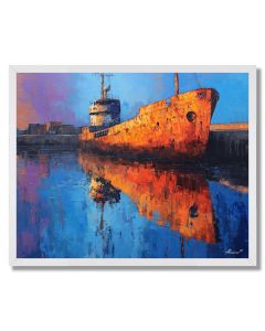 RUSTED CANVAS - FRAMED