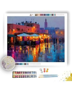 MARRAKECH LANTERN CAFE TERRACE - Paint by Numbers Full Kit