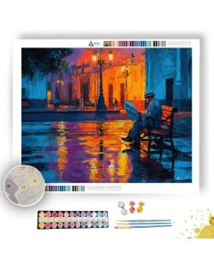 LIMA OLD MAN NEWSPAPER - Paint by Numbers Full Kit