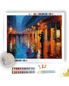 VENICE VIOLINIST IN SUBWAY - Paint by Numbers Full Kit