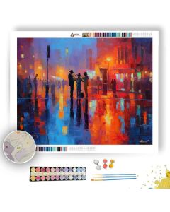 MEXICO CITY JAZZ BAND CORNER - Paint by Numbers Full Kit