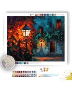 MEXICO CITY STREET LAMP IVY - Paint by Numbers Full Kit