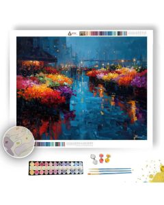 SYDNEY FLOATING FLOWER MARKET - Paint by Numbers Full Kit