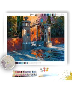 GRANADA WROUGHT IRON GATE - Paint by Numbers Full Kit