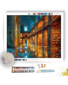 SEVILLE OLD LIBRARY INTERIOR - Paint by Numbers Full Kit