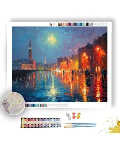 DUBLIN FULL MOON CITY - Paint by Numbers Full Kit