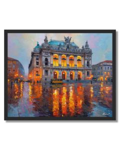 PORTO OPERA HOUSE FACADE - FRAMED