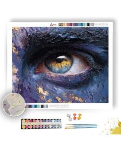 MIDNIGHT IRIS STORM - Paint by Numbers Full Kit