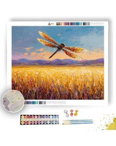 HARVEST FIELD SENTINEL - Paint by Numbers Full Kit