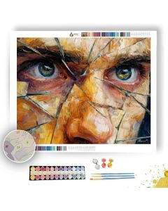 SHATTERED MIRROR VISION - Paint by Numbers Full Kit
