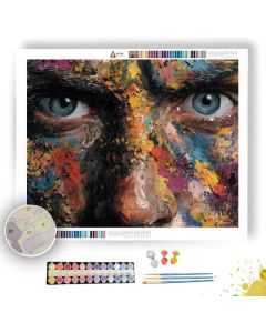 INK SPLASH PORTRAIT - Paint by Numbers Full Kit