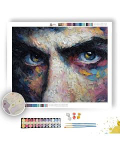 MOON BALCONY EYES - Paint by Numbers Full Kit