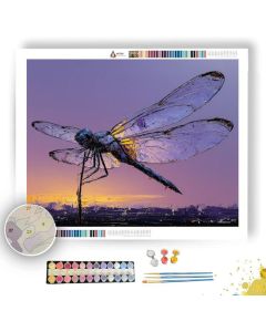 SILVER WINGS AT DUSK - Paint by Numbers Full Kit