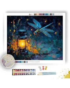 LANTERN GARDEN HOVER - Paint by Numbers Full Kit
