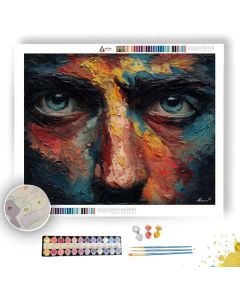 SHADOWED ALLEY GAZE - Paint by Numbers Full Kit