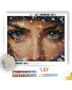 SNOWFALL REFLECTION - Paint by Numbers Full Kit
