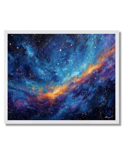 RADIANT CONSTELLATION SPREAD - FRAMED