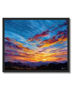 STELLAR WIND ACROSS RIDGE - FRAMED