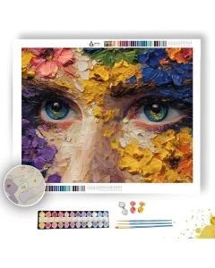 PETAL FRAMED VISION - Paint by Numbers Full Kit