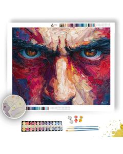 CRIMSON TEARLINE - Paint by Numbers Full Kit