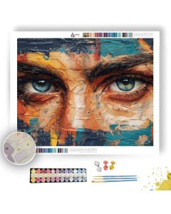 GRAFFITI WALL STARE - Paint by Numbers Full Kit