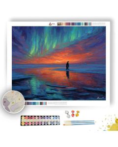 NORTHERN LIGHTS RETURN - Paint by Numbers Full Kit