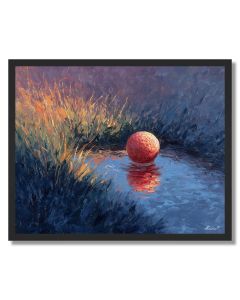 BALL AT CUP LIP - FRAMED