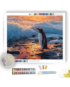 GOLDEN SEA SPRAY - Paint by Numbers Full Kit