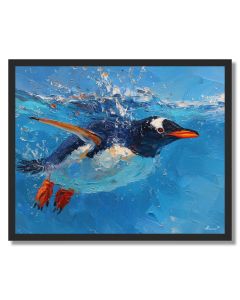 DIVE INTO AZURE - FRAMED