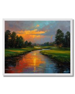 FAIRWAY AFTER RAINBOW - FRAMED