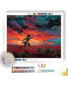 NEON HARVEST SHOWDOWN - Paint by Numbers Full Kit