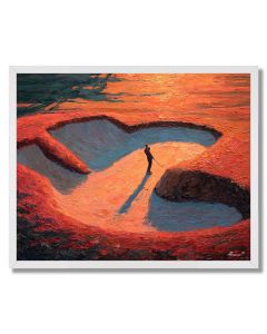 GOLDEN BUNKER EDGE - FRAMED