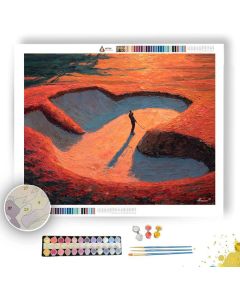GOLDEN BUNKER EDGE - Paint by Numbers Full Kit