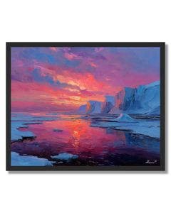PINK TWILIGHT COLONY - FRAMED