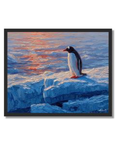 FROSTED DAWN PERCH - FRAMED